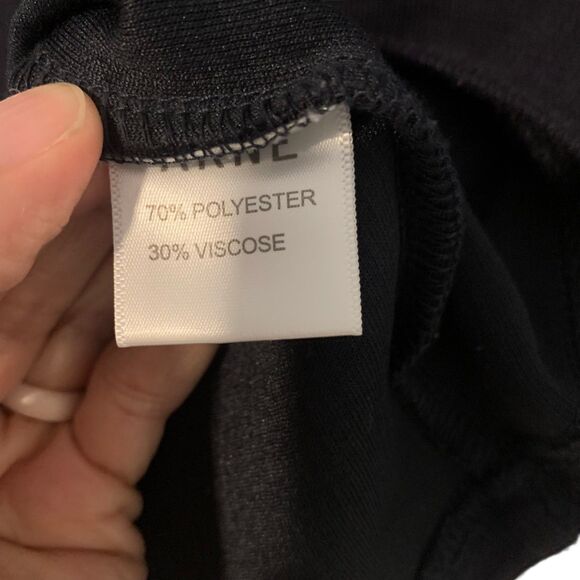 Arne Mens Navy Blue Quarter Zip Textured Polo Shirt Minimalist Preppy S Vacation - Picture 4 of 6